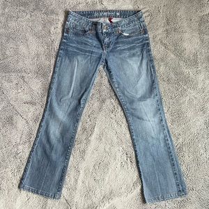 Guess lowrise wideleg jeans